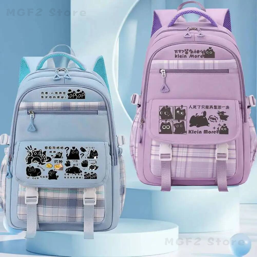 Canvas Backpack Casual - アニメミステリーの主役クライン・モレッティ・アモンキャンバスバッグコスプレ学生バックパックカジュアルバッグナップサッククリスマス誕生日女の子ギフト