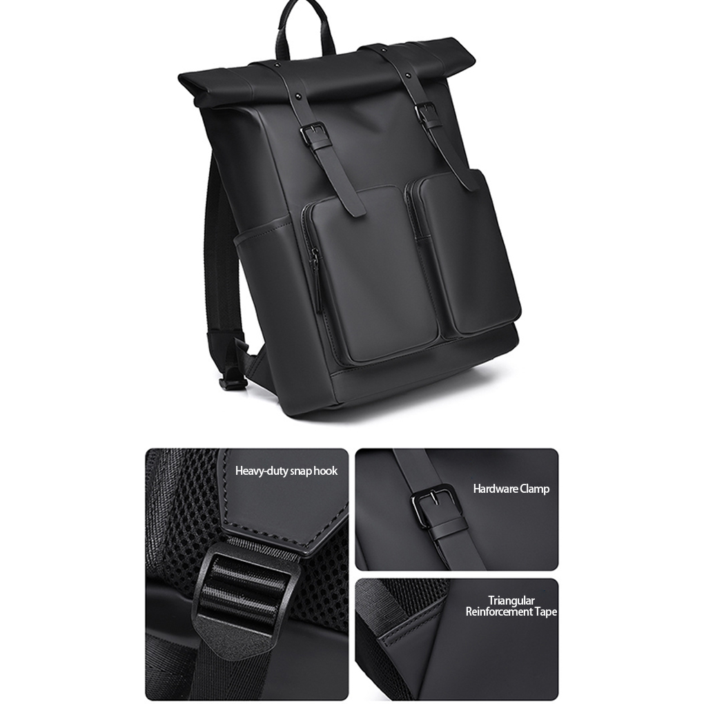 ロールトップバックパック、防水ノートパソコン用バックパック、 - Hiking Backpack Waterproof のレビューと価格