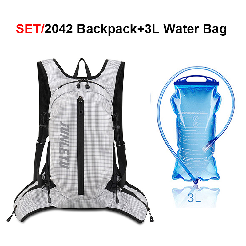 新しいアウトドアスポーツ用バックパック、3L容量のサイクリン - Hiking Backpack Waterproof のレビューと価格