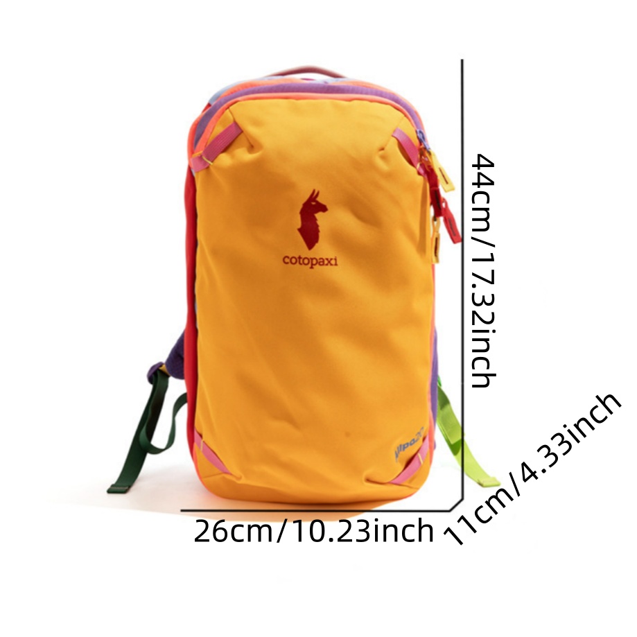20L容量の、コントラストカラーが特徴のカジュアルなアウトド - Canvas Backpack Casual のレビューと価格