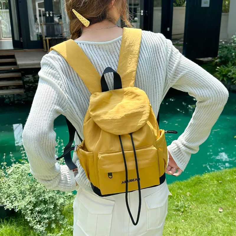 アウトドアファッション、ドローストリング付きバックパック、韓 - Fashion Backpack Women のレビューと価格