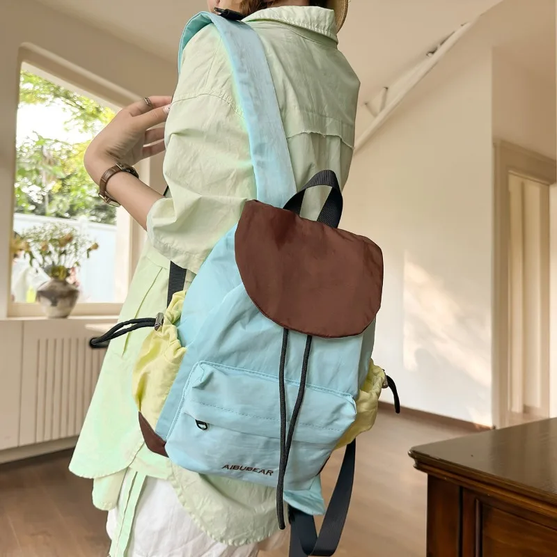 アウトドアファッション、ドローストリング付きバックパック、韓 - Fashion Backpack Women のレビューと価格